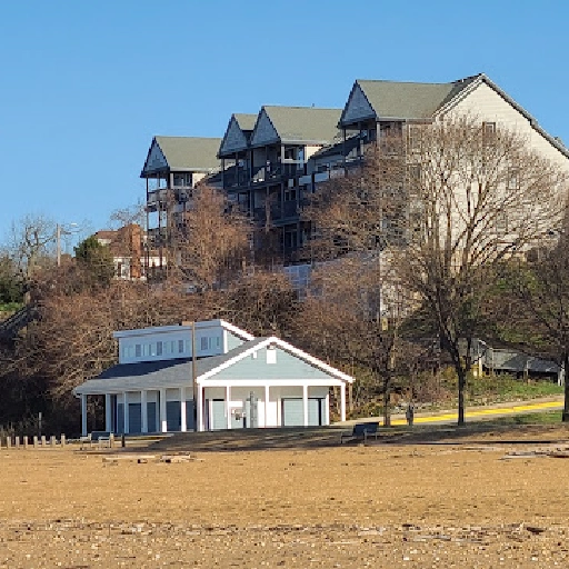 Historic building in Betterton, Maryland near the Chesapeake Bay shoreline.